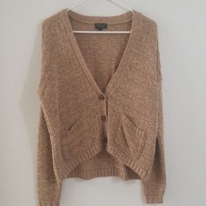 Top Shop Button Front Boyfriend Cardi- Size 6